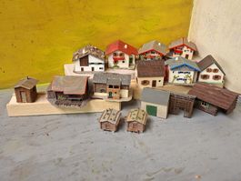 14 maisons maquette voie N