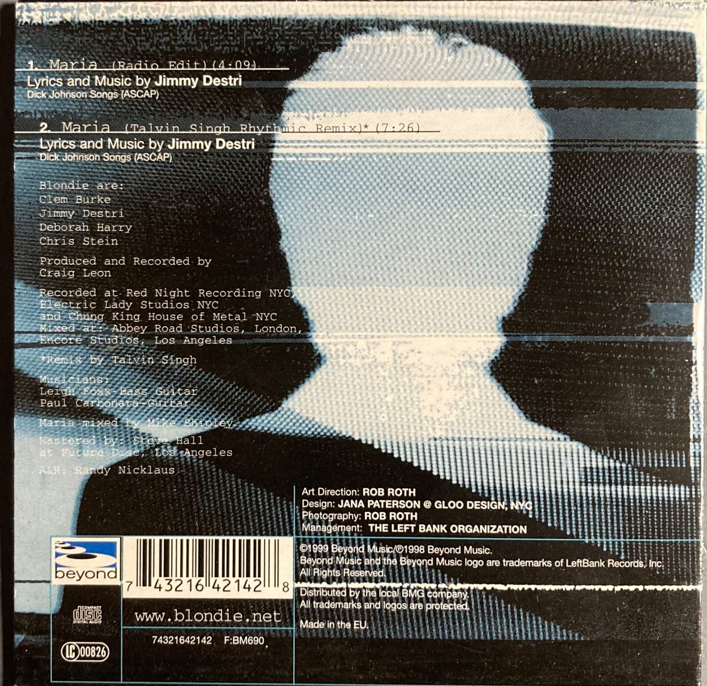 CDs: BLONDIE - MARIA – Gebraucht aus Poliez-Pittet von Newtown-Records 1
