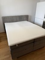 Boxspringbett 160x200 grau