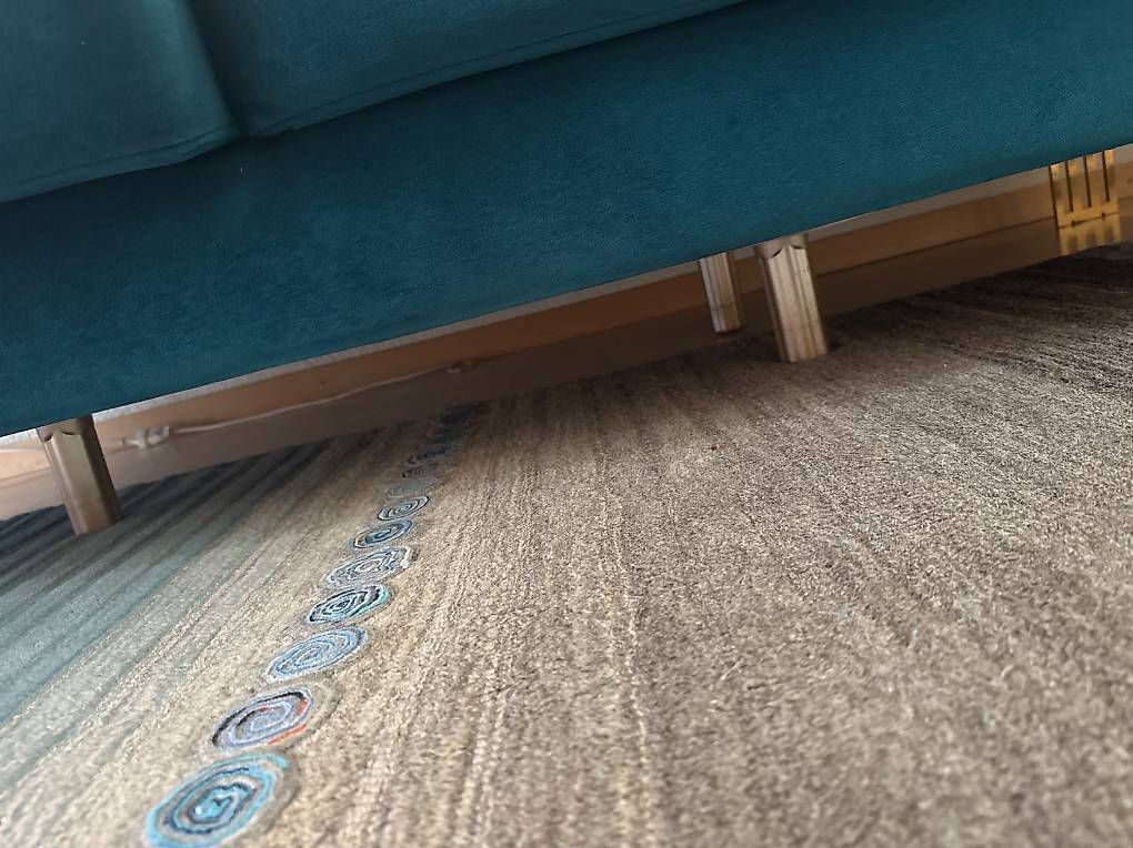Divani: Sitzgruppe Türkis petrol Sofa Sessel – Usato da Rorschacherberg venduto da JulieDanielle 4