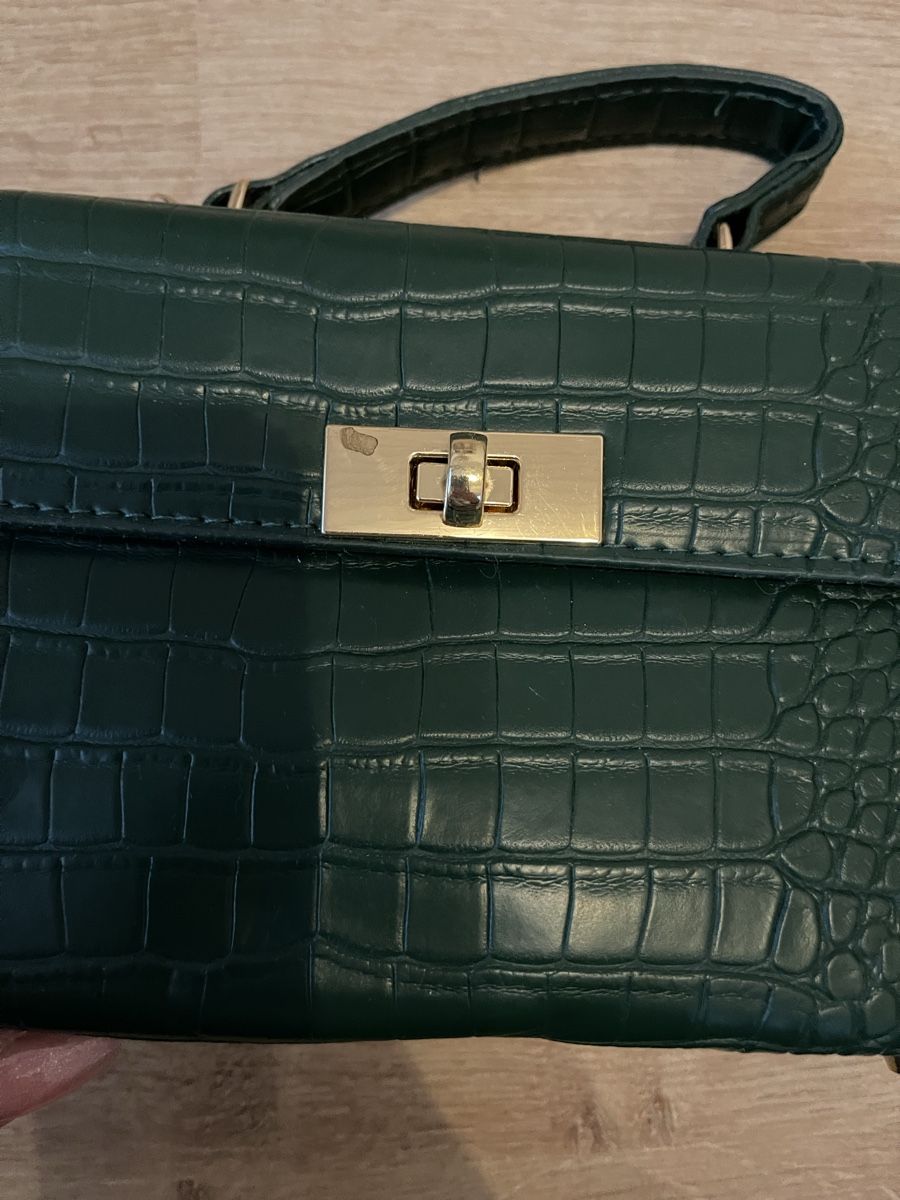 Shein Borse da donna: Handtasche, Grün Kroko Optik, Mini Bag! – Usato da Bremgarten AG venduto da arl_8nbf 1