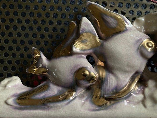 Orologi da terra & Orologi da parete: Pendule céramique, années 50 - garnitute de cheminée – Usato da Onex venduto da gga_5vcf 1
