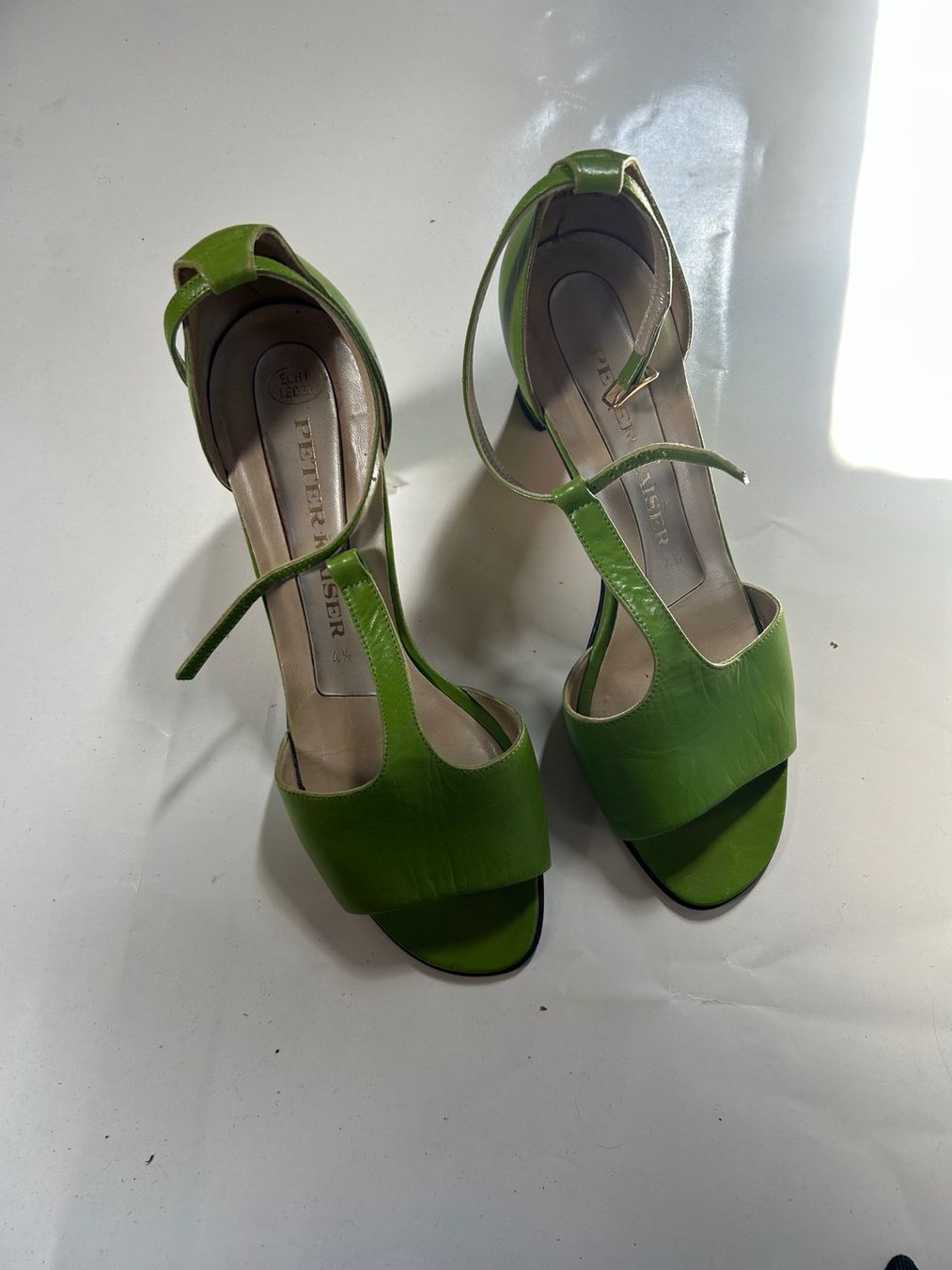 Kaiser Scarpe da uomo: Pumps Peter Kaiser Leder Grün – Usato da Zürich venduto da f_m_fqv6