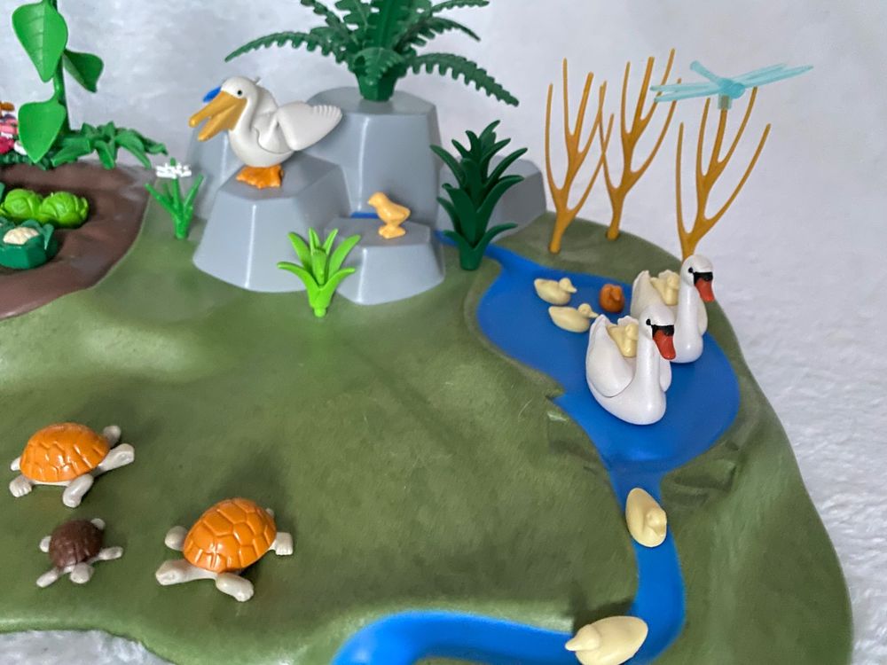 PLAYMOBIL Garten mit Schwänen und Schildkröten Kaufen auf Ricardo