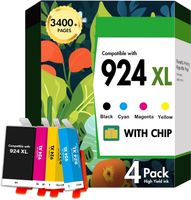 924XL Druckerpatronen 4er-Set mit Chip kompatibel HP