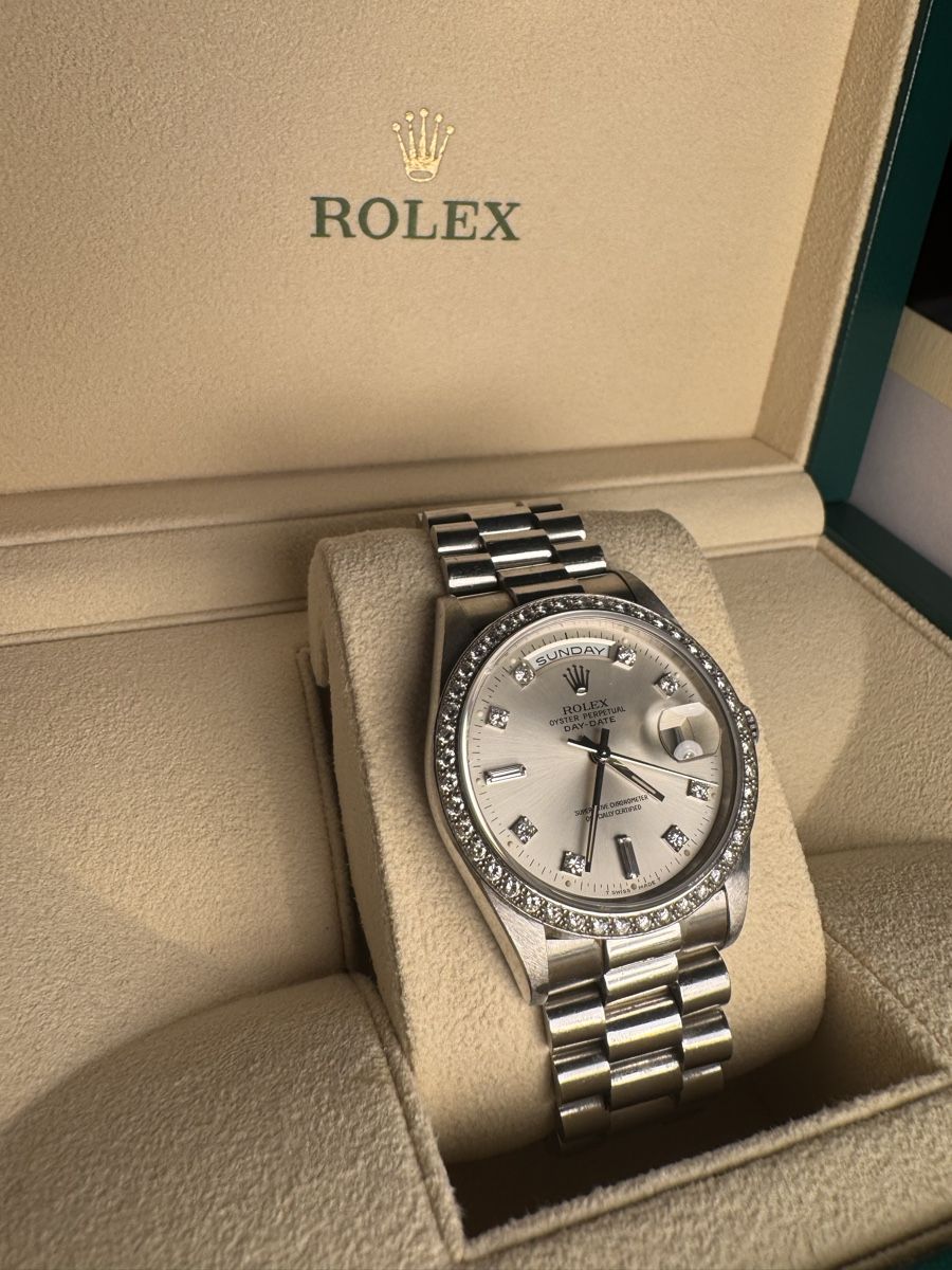 Rolex Orologi: Rolex Day Date 36 Platin – Usato da Bronschhofen venduto da CrownDiam