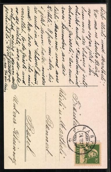 Cartes postales: AK Schweizer Junge mit einer Ziege, 1927 – D'occasion à Berlin par bartko-reher 1