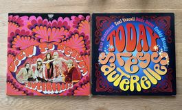 2x LPs LES SAUTERELLES Hand signed! Swiss Beat Mint