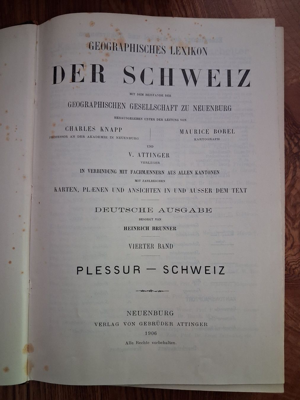 Libri: Geographisches Lexikon der Schweiz (4 Bände) – Usato da St-Blaise venduto da Mogul0 3