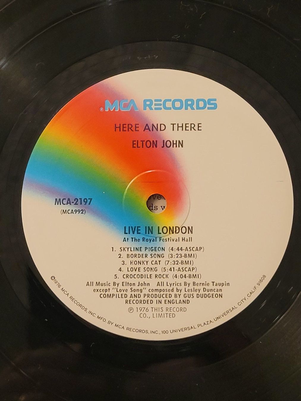 Dischi in vinile: Vinyle Elton John "Here and There" occasion – Usato da la Chaux-de-Fonds venduto da Lampe 3