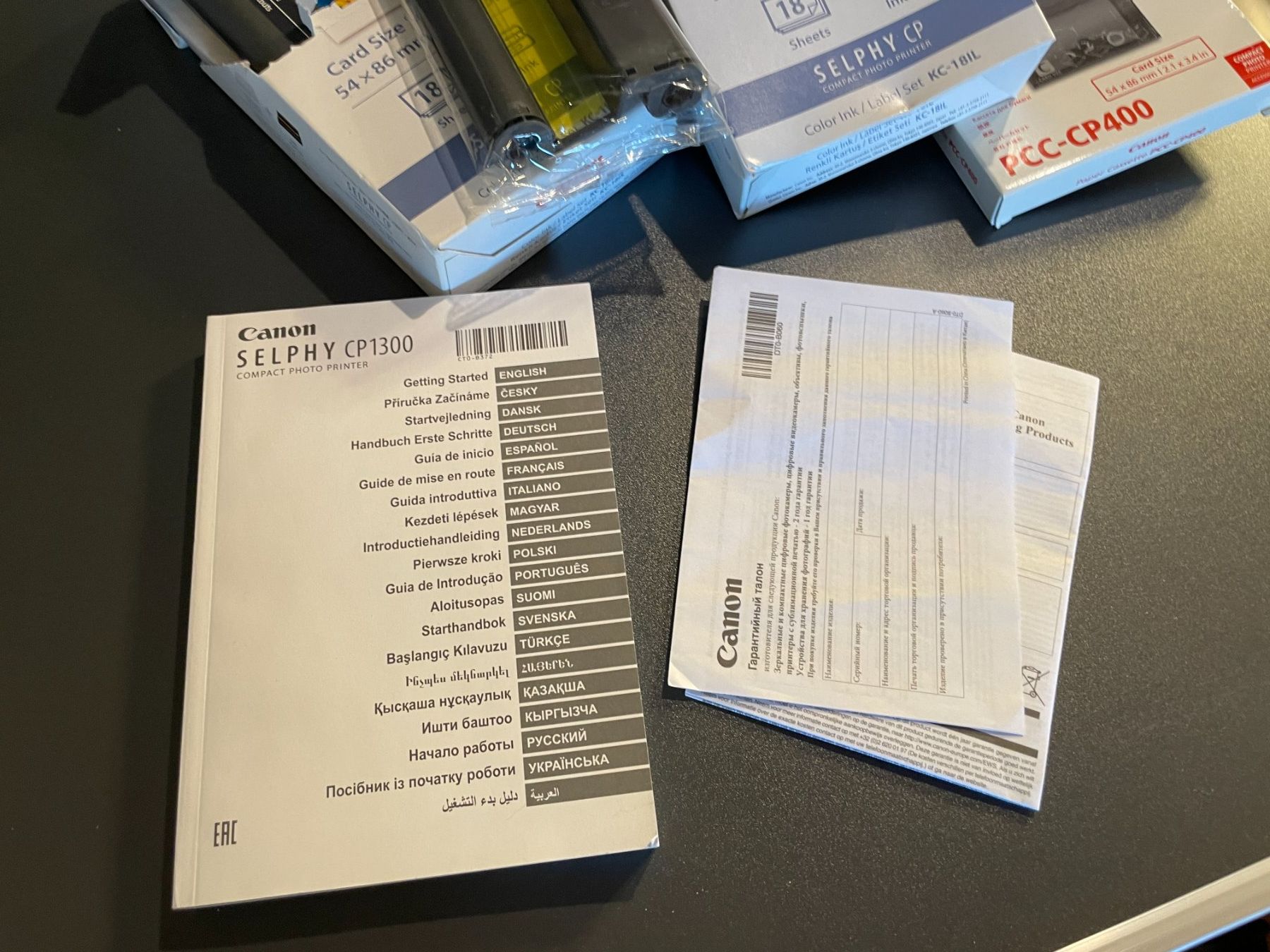 Canon Drucker: Canon Selphy CP1300 mit div. Zubehör – Gebraucht aus Hittnau von kleen 4