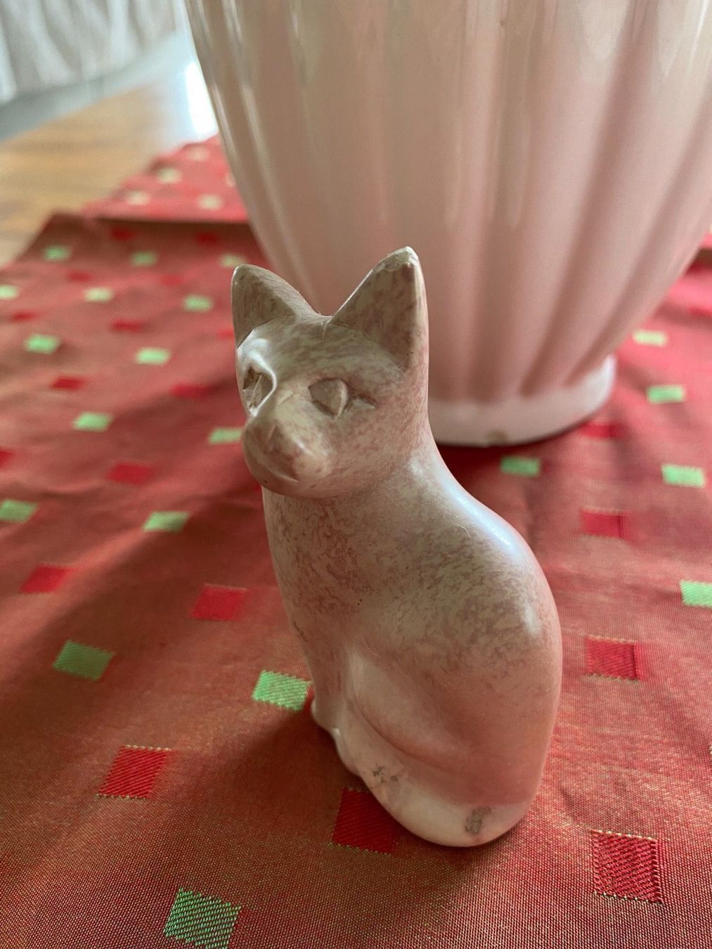 Minerali & Pietre curative: Schwere Stein Katze rosa – Nuovo (secondo la descrizione) da Balsthal venduto da Uroby