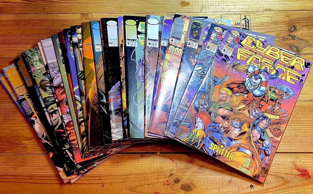 CYBER FORCE Cartoonreihe/ SPLITTER Verlag/Band 1 - 27 kompl. (Gebraucht ...