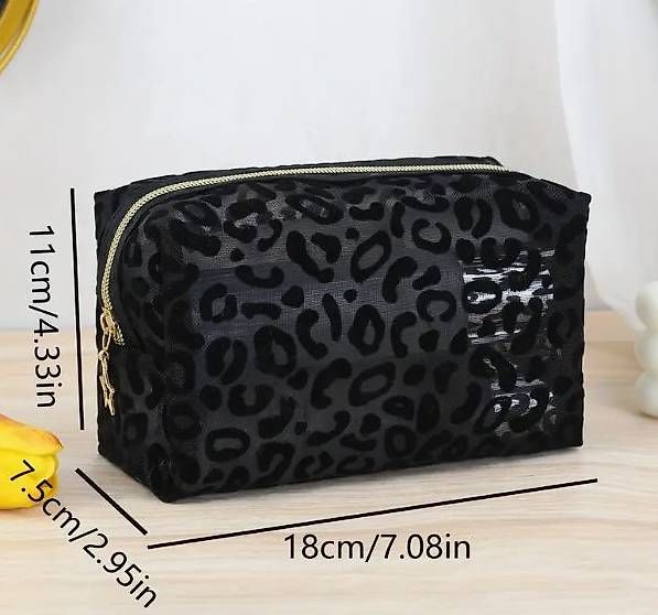 Kosmetikkoffer: Kosmetiktasche mit Samt-Tupfen, Farbe schwarz – Neu und originalverpackt aus Root D4 von DMA02 1