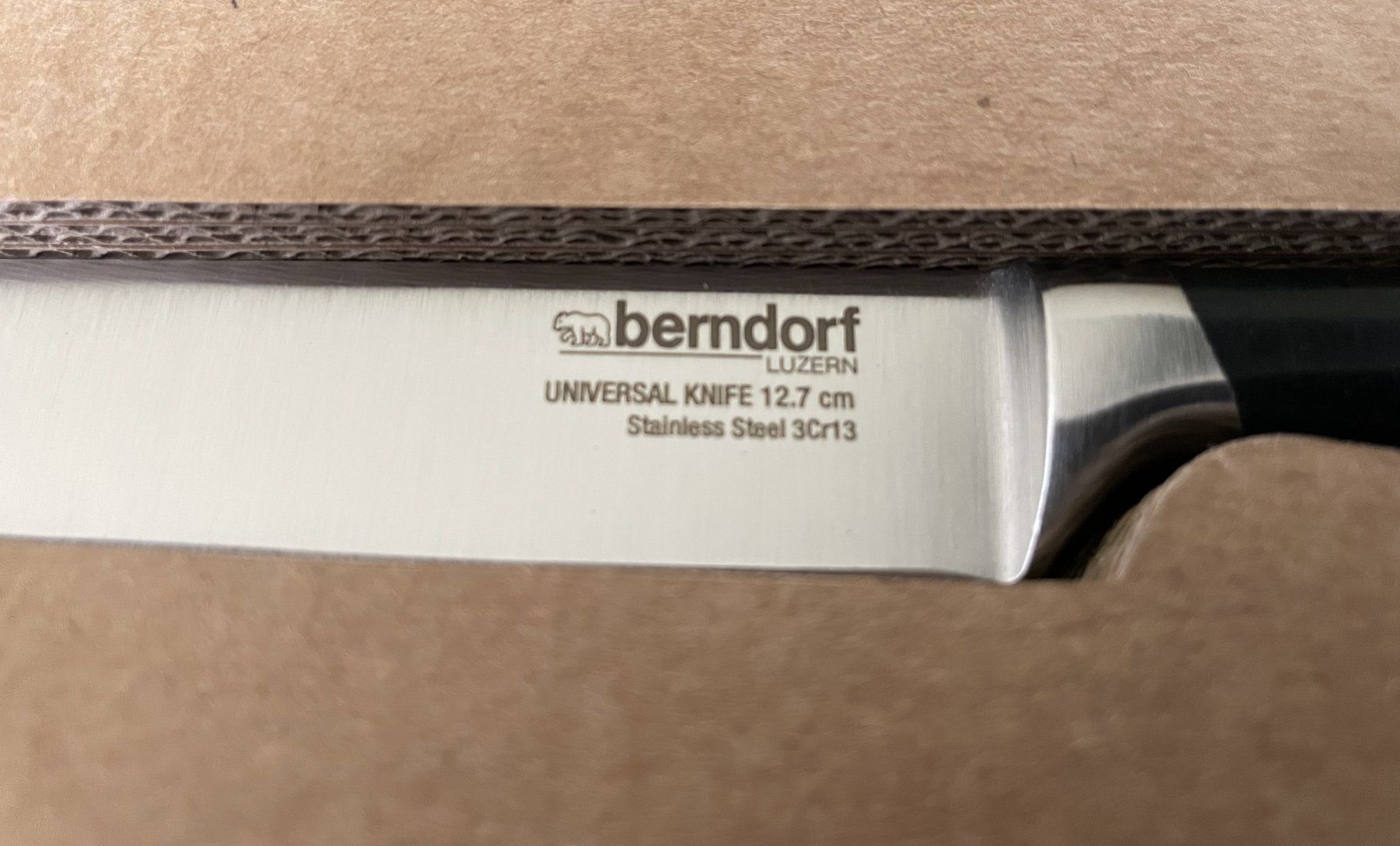 Berndorf Coltelli da cucina: Universalmesser BERNDORF Messer Universal Küchenmesser – Nuovo e nell'imballaggio originale da Oftringen venduto da allesmeins 4