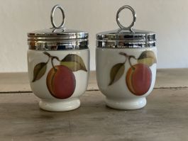Eierbecher Royal Worcester 2er Set Porzellan 