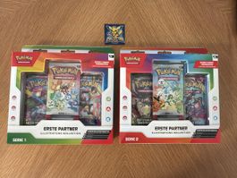 Pokemon Erste Partner Serie 1 und 2 NEU DE OVP Top