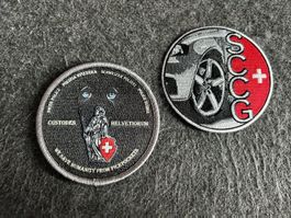 2 Patches Schweizer Polizei-Taskforces (siehe Beschrieb)