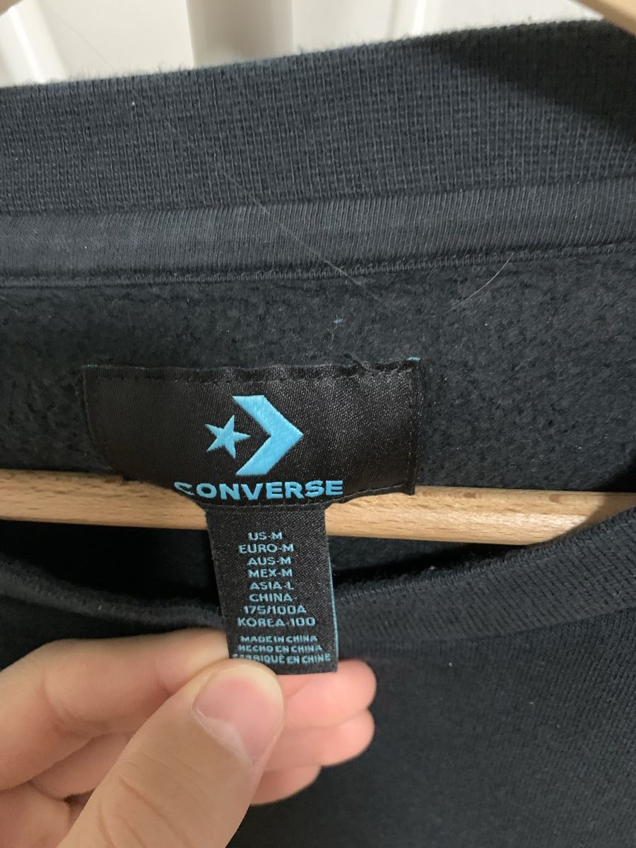 Converse Maglioni & Felpe: Converse Sweatshirt, Schwarz, Grösse M – Nuovo (secondo la descrizione) da Oensingen venduto da LorisMi 2