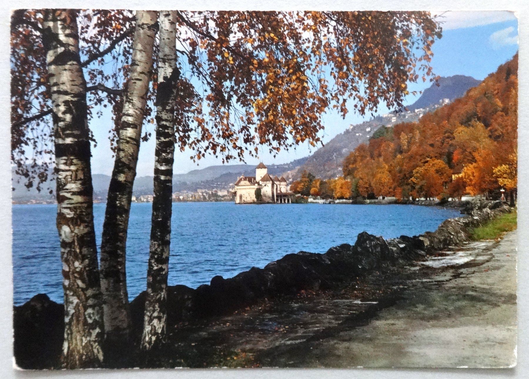 Ansichtskarten: Lac Léman - Château de Chillon – Gebraucht aus Fétigny von Billy2miny