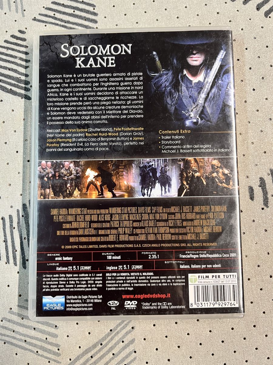 Tutti i DVDs: Solomon Kane dvd – Usato da Solduno venduto da NakiBijoux 2