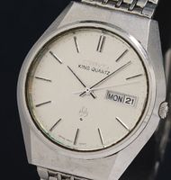 Seiko King Quartz 4823-8010–Vintage Herrenuhr–Neue Batte