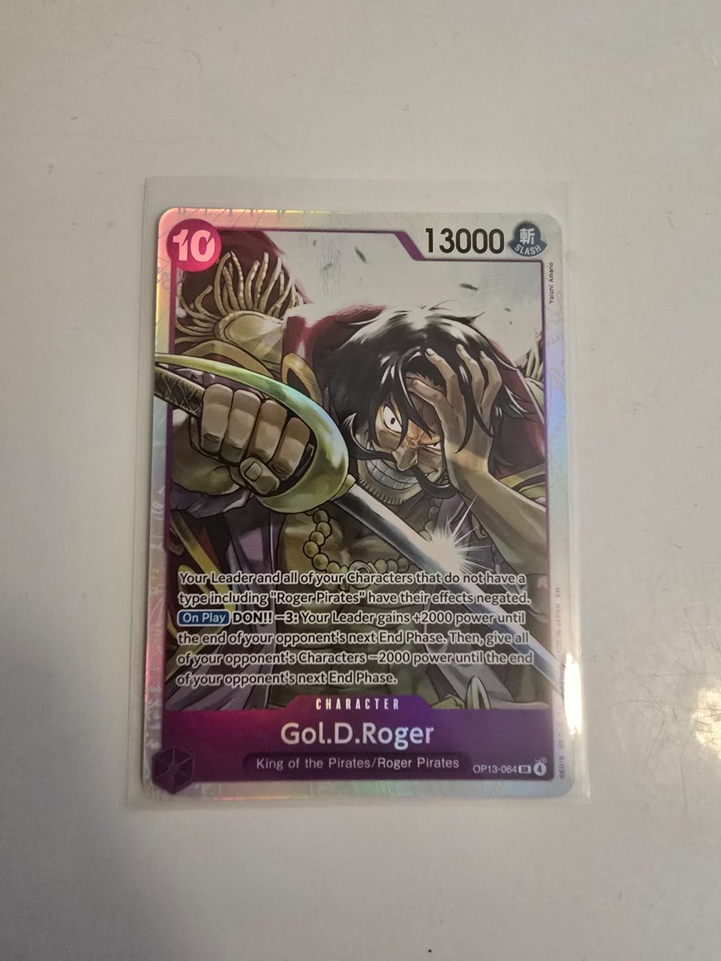 Bandai Carte collezionabili: Gol.D.Roger OP13-064 SR – Nuovo (secondo la descrizione) da Chur venduto da Casdo