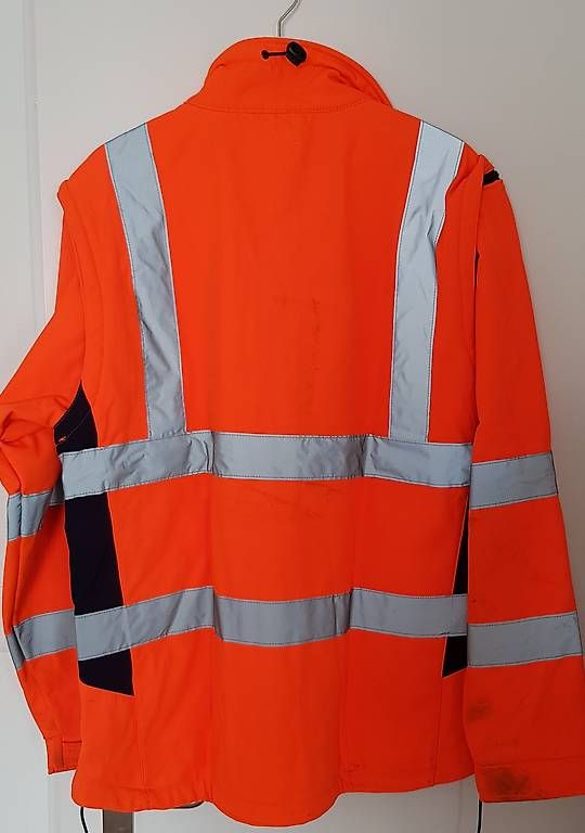 Giacche: Warnschutz-Softschell Jacke Orange – Usato da Amriswil venduto da walse66 4