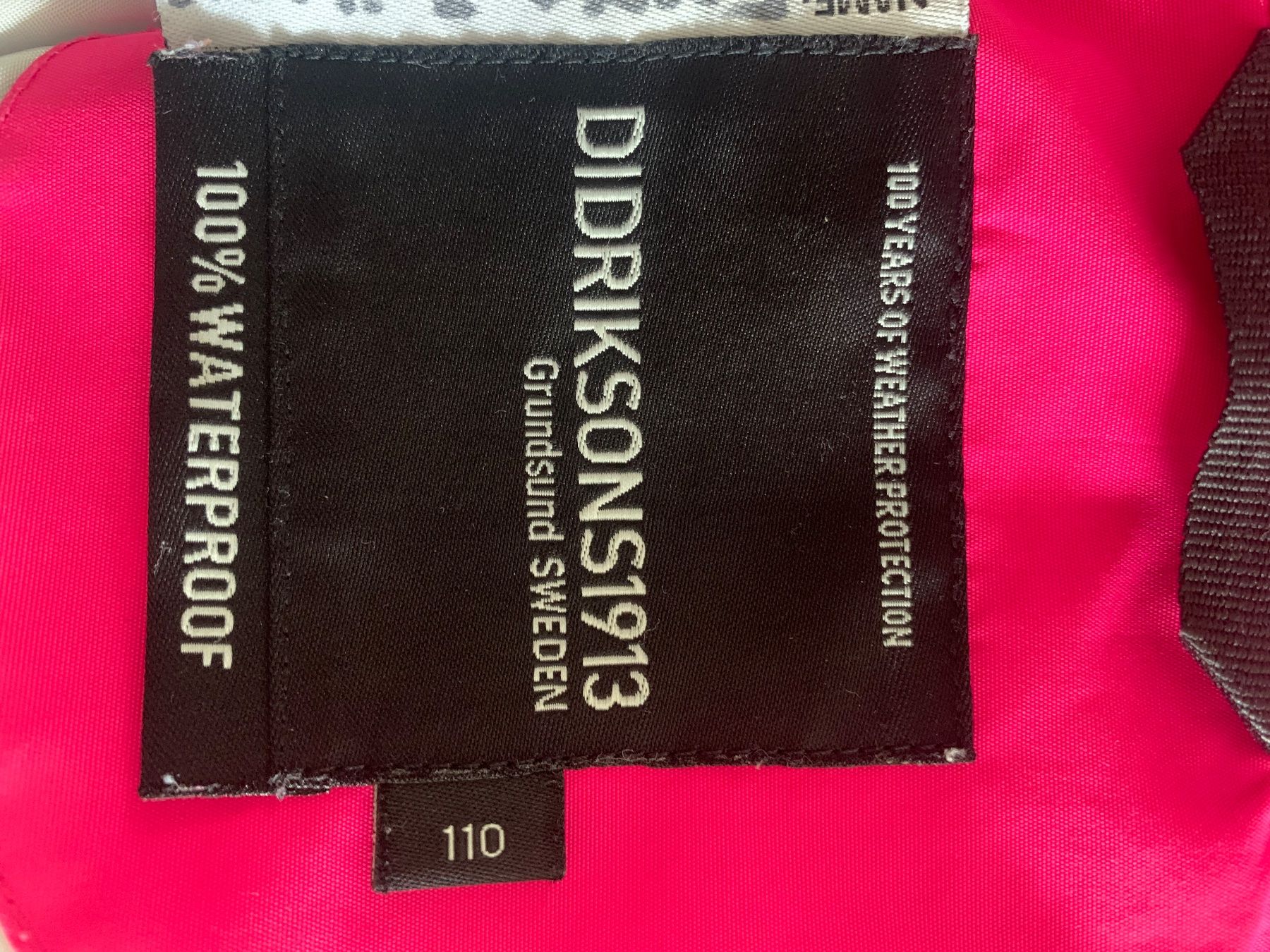Didriksons Giacche & Cappotti: Regenjacke Windjacke Didrikson Gr. 110 – Usato da Luzern venduto da Luzern031 3