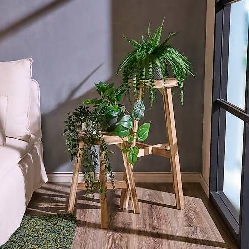 Sgabelli: 2 IKEA SKOGSTA Hocker aus Massivholz – Usato da Luzern venduto da her_8zt9 2