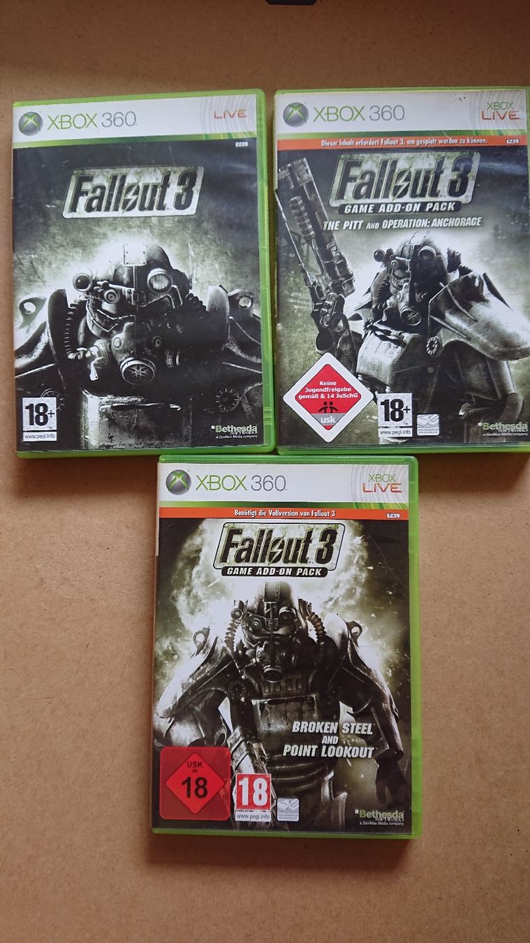 Giochi: Fallout 3 & Add-On Packs Xbox 360 – Usato da Chur venduto da FreakofRarity