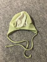 Baby Mütze grün gestreift Gr. 56 Herbst Winter