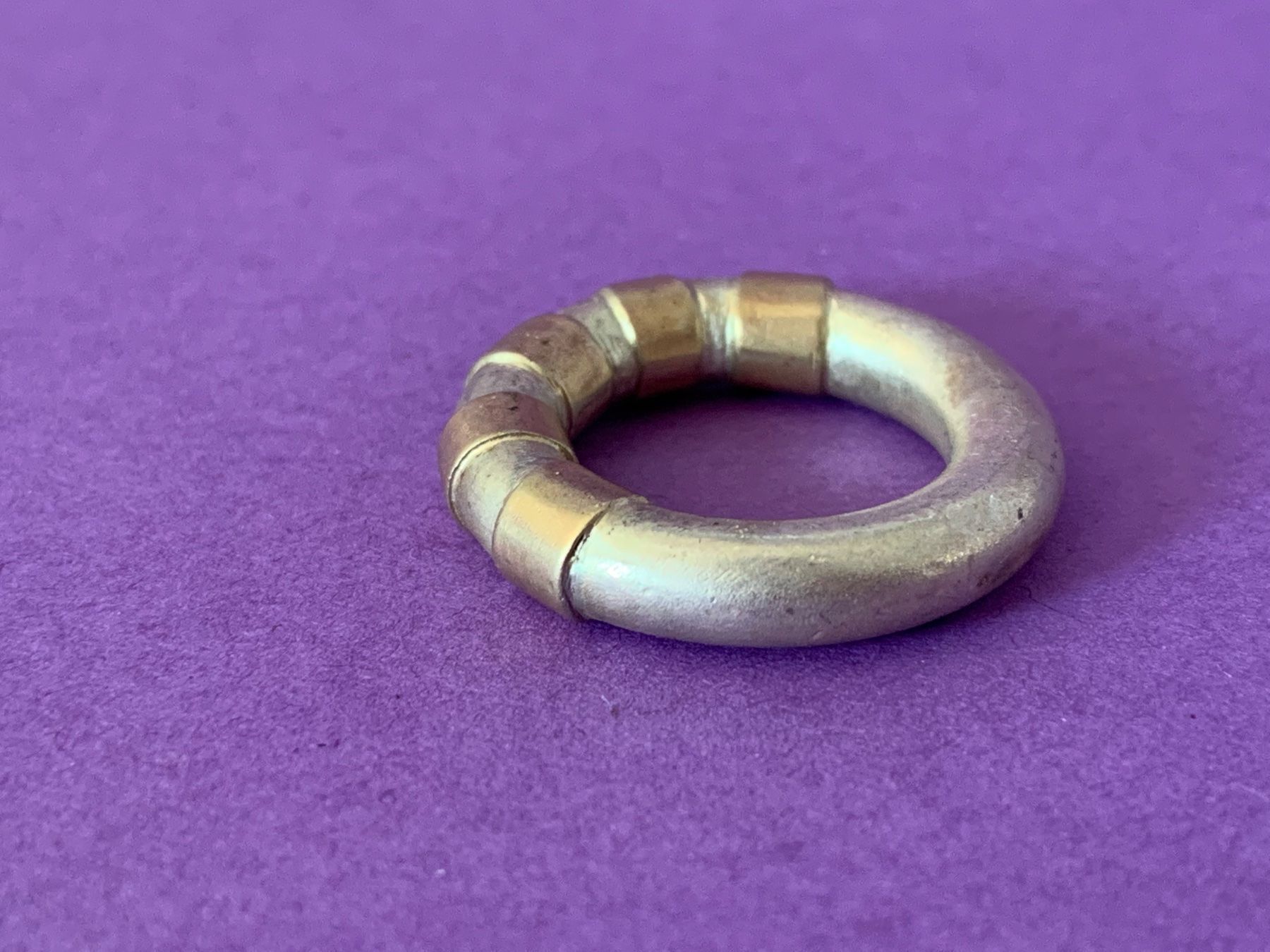 Bagues: Silberring goldiger Schwimmring  (49) – D'occasion à Laufen par belleskulptur 3