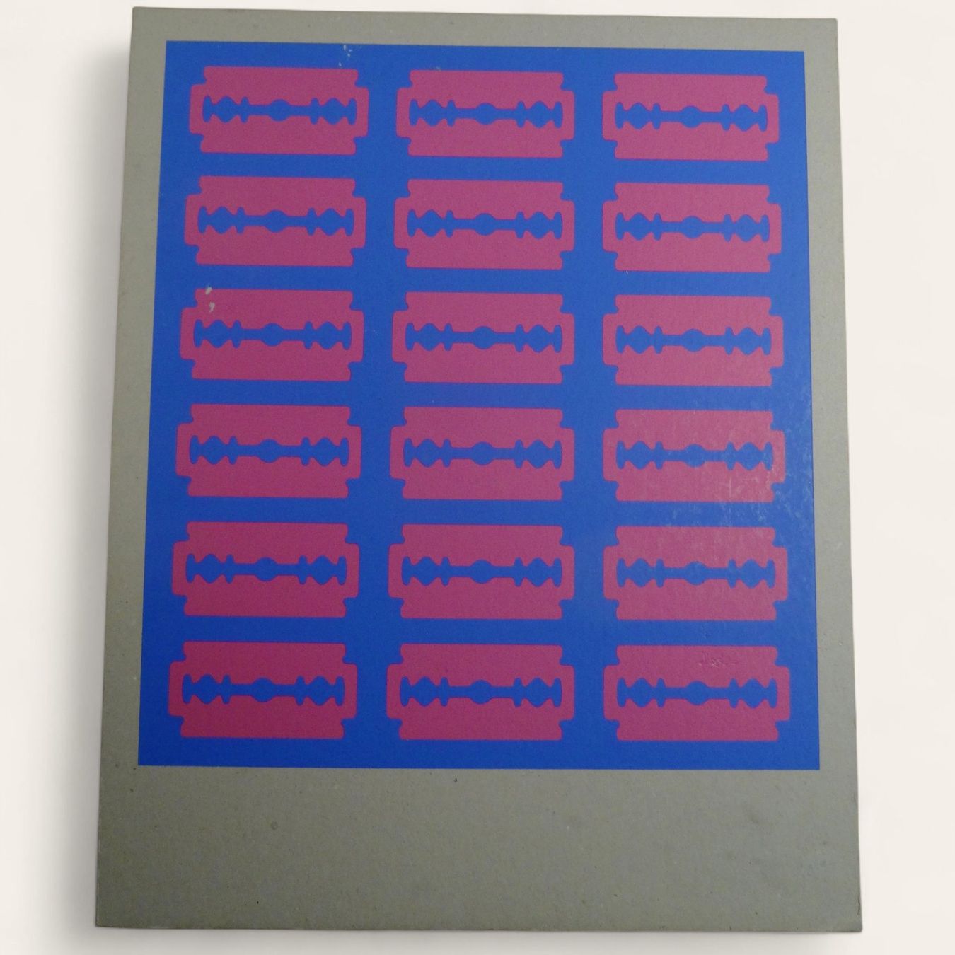 Grafiken & Lithographien: Sérigraphie Pop Art "Lame de rasoir" circa 1970. – Gebraucht aus Fribourg von will69