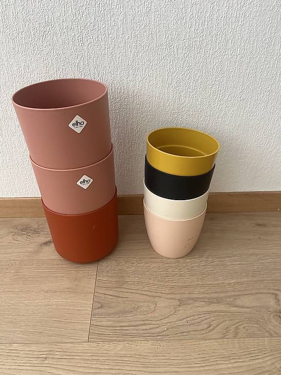 Vasi per fiori: Lot cache-pots / pots Elho – Usato da Lausanne venduto da Ariel_Zimann 1