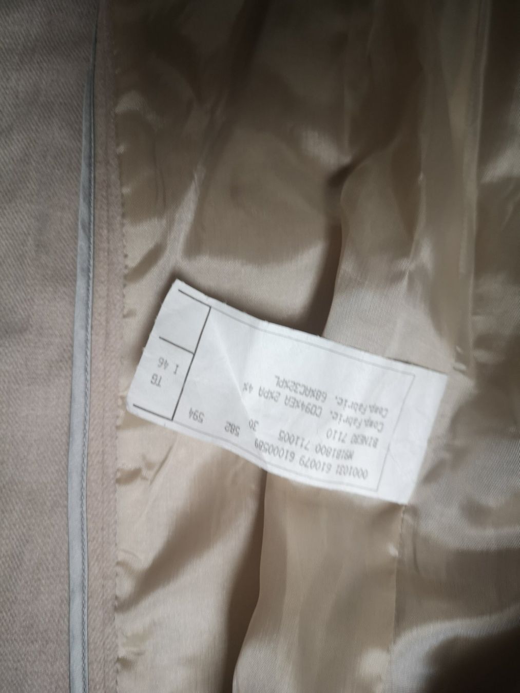 Cappotti: Jacke lang Grösse Ital. Gr. 46 – Usato da Meggen venduto da Mcgiver_1 3