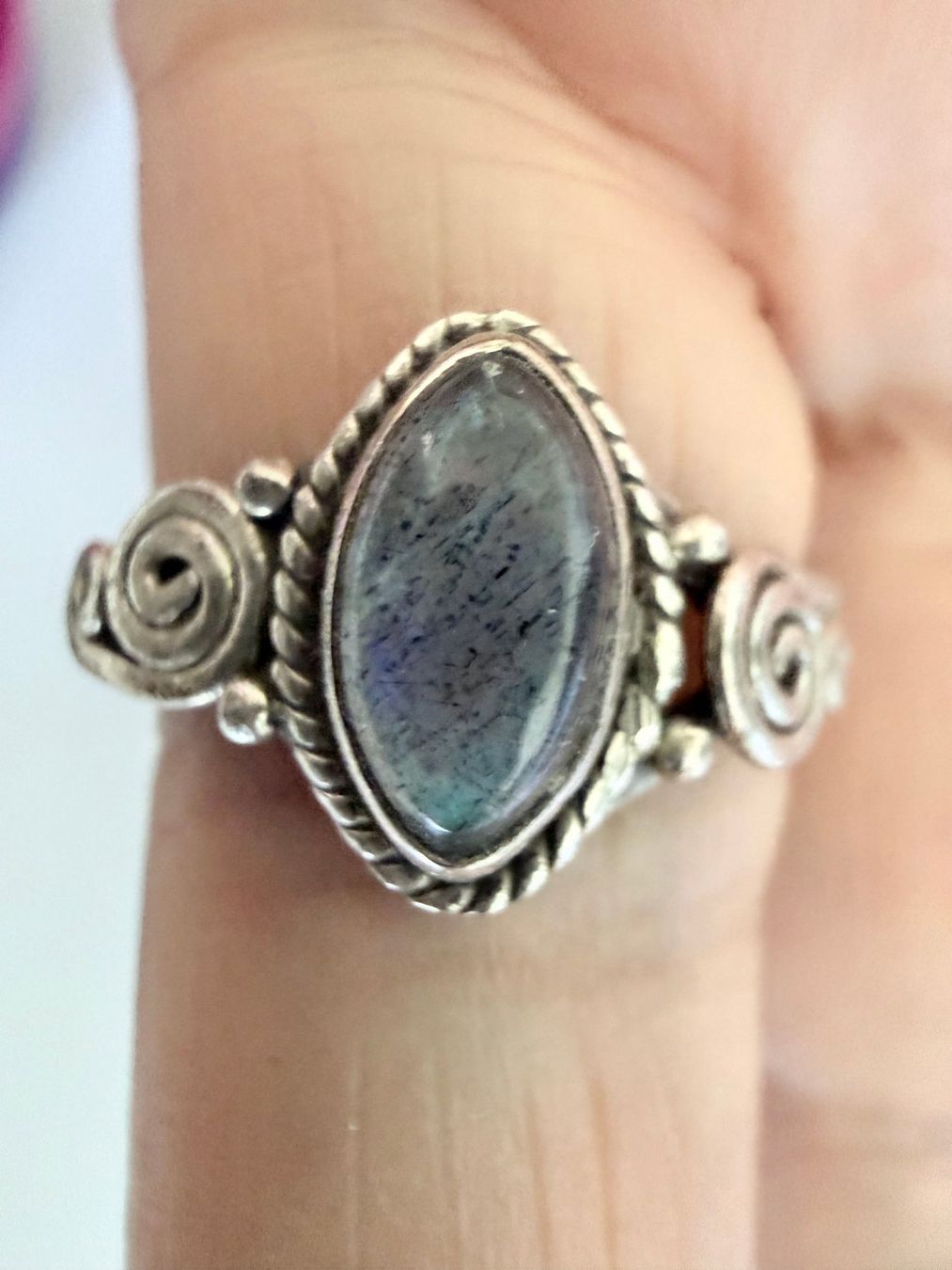 Anelli: Silber Ring mit Stein und Stempel 925 – Usato da Kirchdorf AG venduto da coco123 1