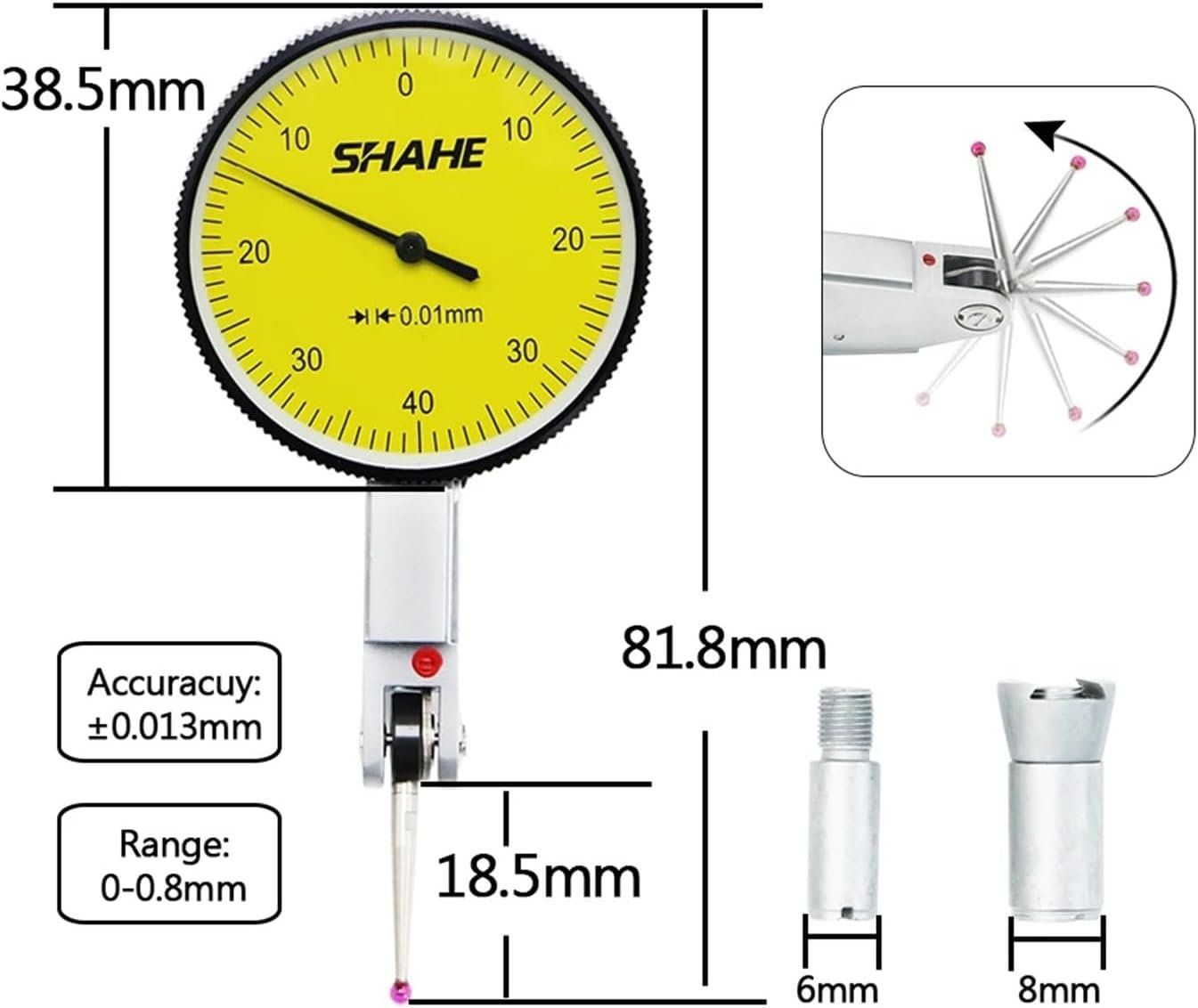 Misurare: Mikrometer Präzisions-Messuhr 0-0,8 Mm – Nuovo e nell'imballaggio originale da Geneve venduto da Titi2008 2