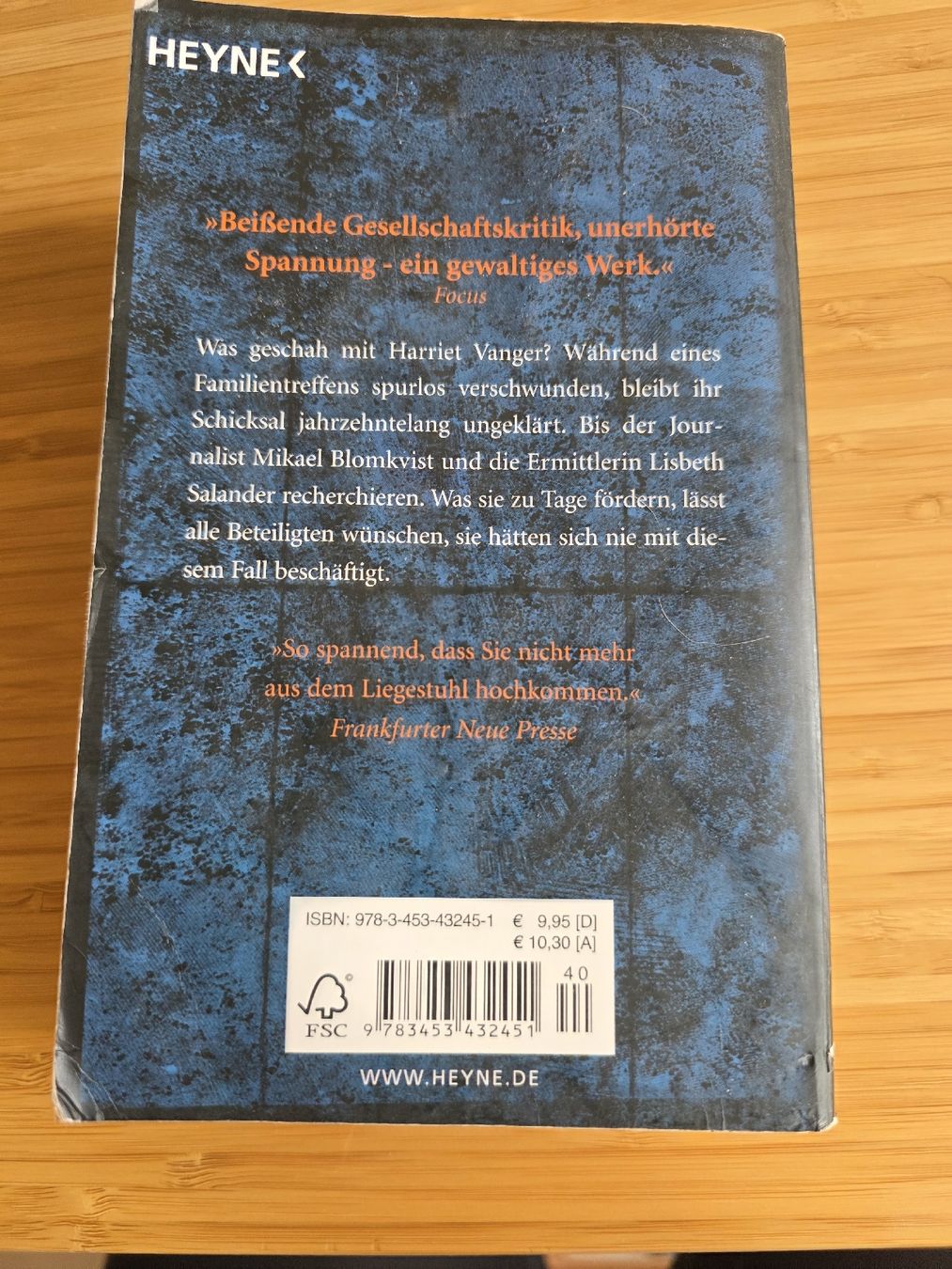 Libri: Stieg Larsson, Verblendung – Usato da Adlikon venduto da Clara28 1