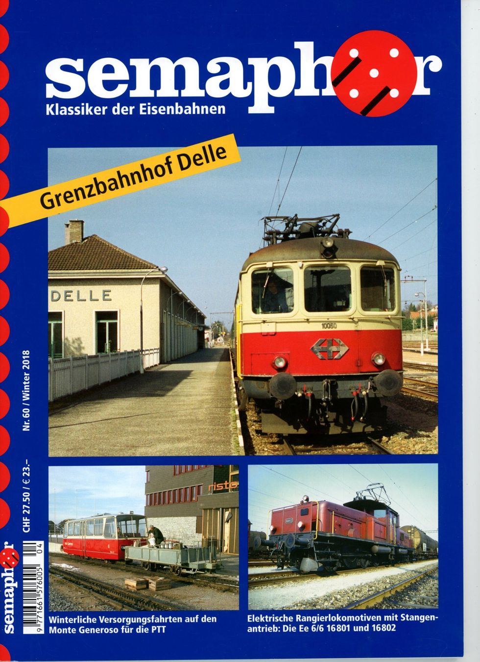 Zeitschriften & Magazine: Semaphor Klassiker der Eisenbahn 60 Winter 2018 – Gebraucht aus Köniz von vasco013