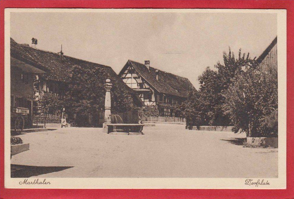 Ansichtskarten: MARTHALEN, DORFPARTIE – Neu (gemäss Beschreibung) aus Grüningen von Kartenlaube