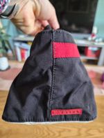 Borsa a mano Prada nylon nero rosso condizioni buone