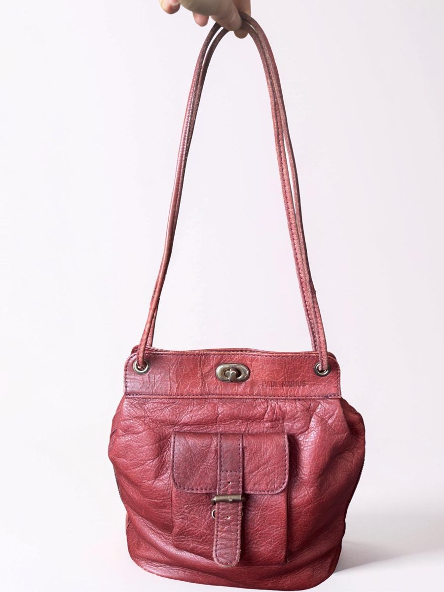 Taschen für Damen: Sac vintage en cuir Paul Marius – Gebraucht aus Vuippens von Anna_as 6