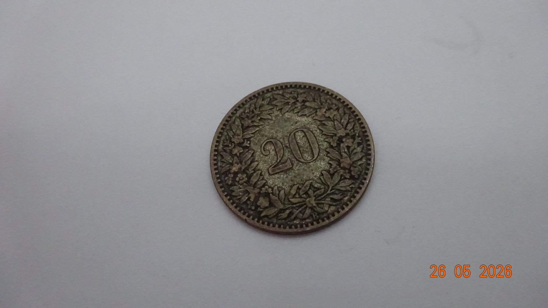 Tutti le monete: 20 Rappen 1858 Billon – Usato da bassecourt venduto da Oursvert 1