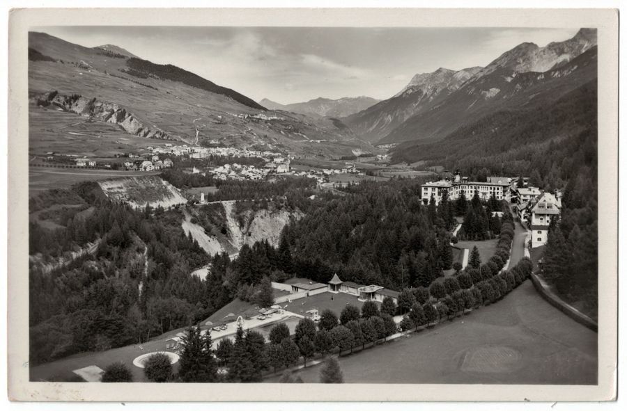 Cartoline postali: Vulpera mit Schuls, gelaufen 1939 – Usato da Frauenfeld venduto da POML