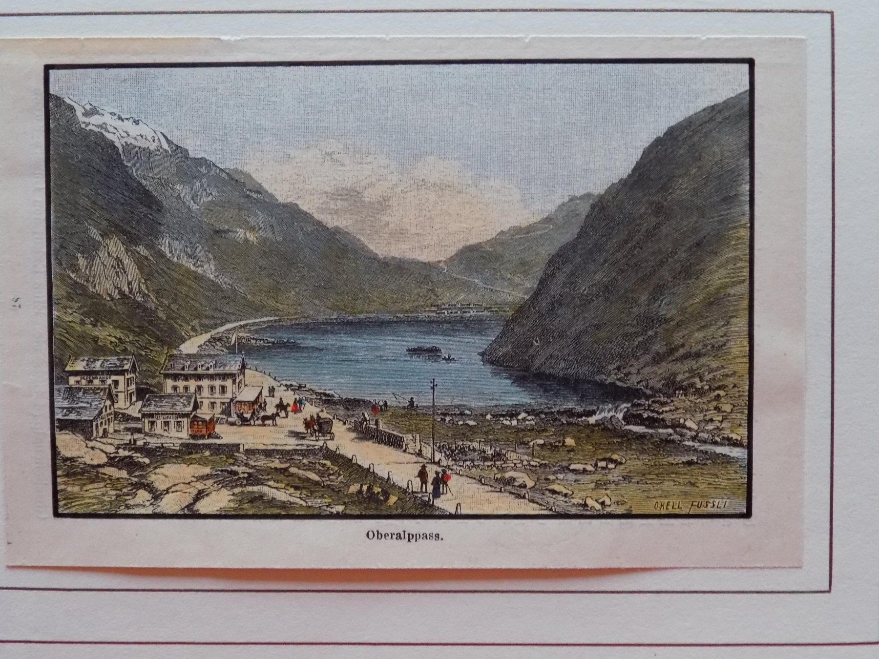 Incisioni: Oberalppass Andermatt Sedrun – Usato da Risch venduto da Antikfee 1