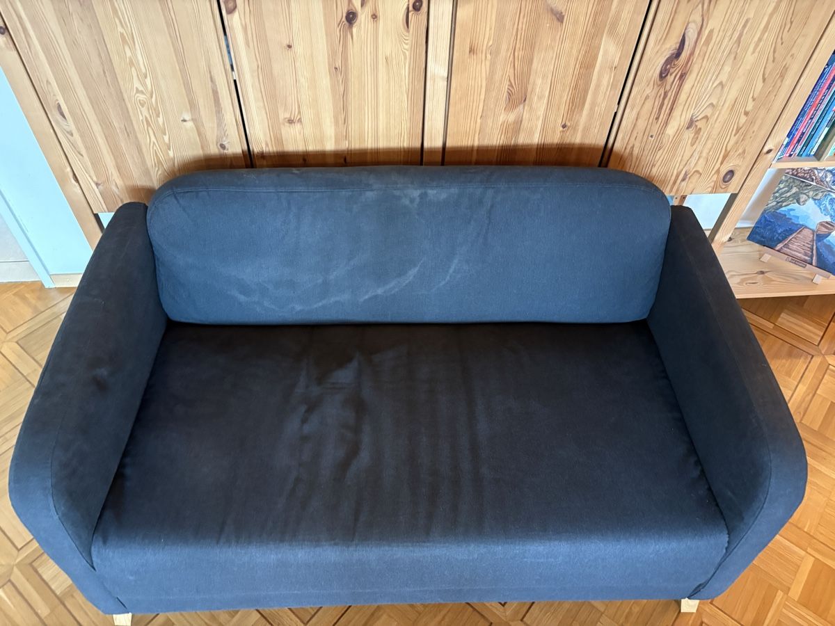 Divani: Ikea LINANÄS 2er-Sofa, Vissle dunkelgrau – Usato da Elsau venduto da mischwe 2
