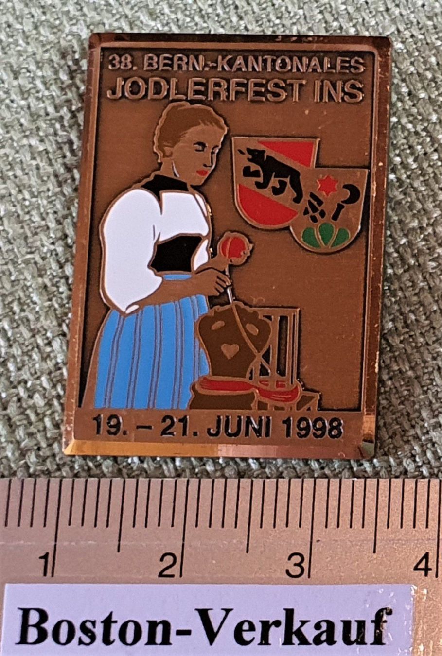 Altre raccolte & rarità: D378 - Jodlerfest INS Bern 1998 Schweiz – Usato da Reinach BL venduto da Boston-Verkauf 2