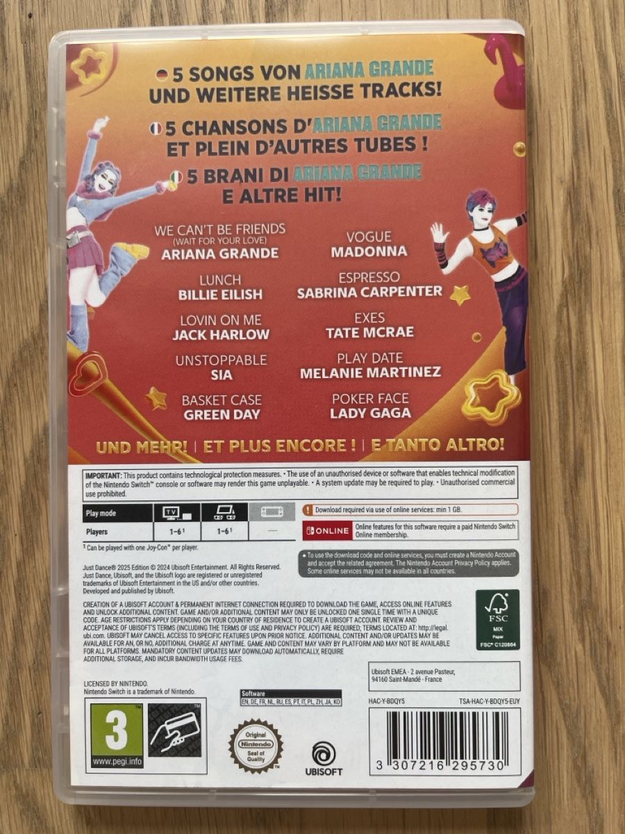 Giochi: Just Dance 2025 (Download Code Only) Nintendo Switch  – Nuovo (secondo la descrizione) da Worb venduto da Titine79 1