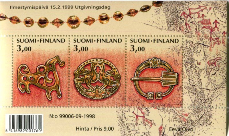Alle Briefmarken: Block "Schmuck". Finnland – Neu und originalverpackt aus Basel von Butsch5